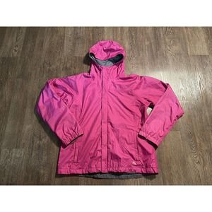 Nike ACG Women's Fitstorm Zip Hooded Rain Coat Jacket (Pink) Size Large